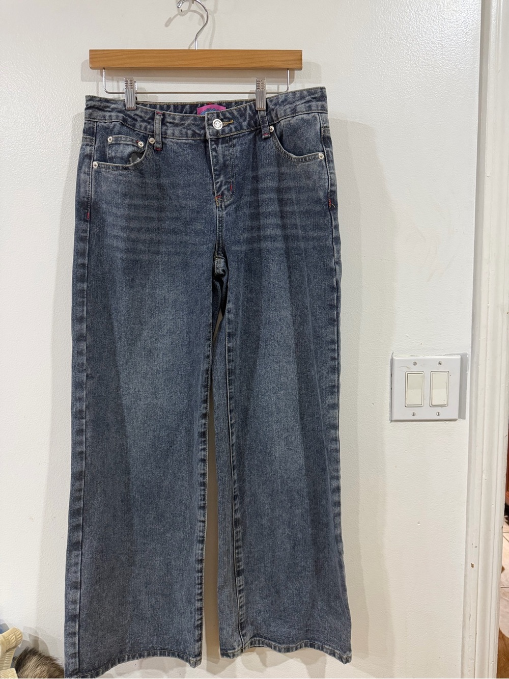 Women's High-Rise Wide-Leg Jeans in Washed Black
